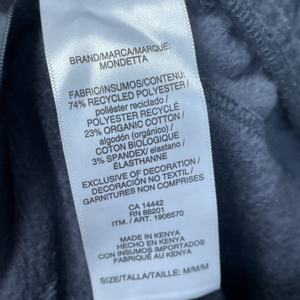 Mondetta Women's M Fleece Pants Black H1138 - Picture 5 of 6